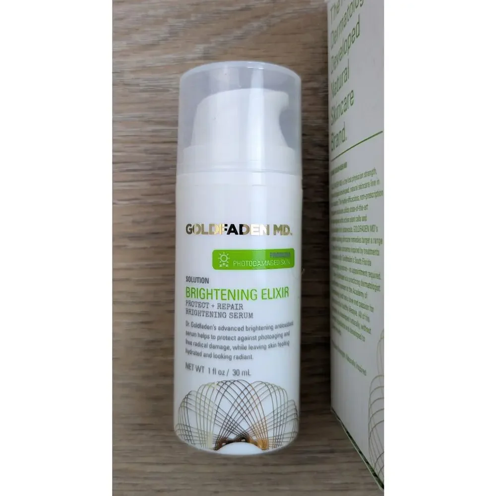 Goldfaden MD Brightening Elixir Protect + Repair Serum Antioxidant 1oz NEW